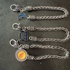 Brighton-like Detroit Tigers, Lions, Red Wings Bracelets